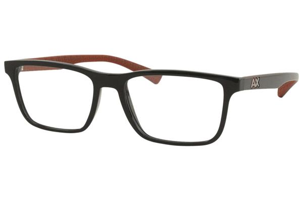  Armani Exchange AX3067 Eyeglasses Men's Full Rim Rectangle Shape 