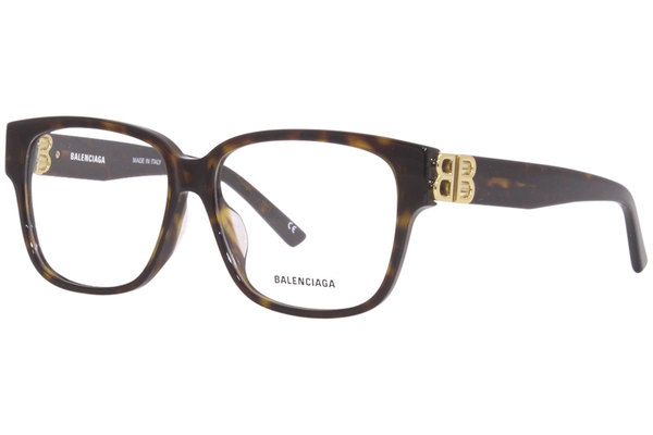 Balenciaga BB0104O Eyeglasses Women's Full Rim Square Shape