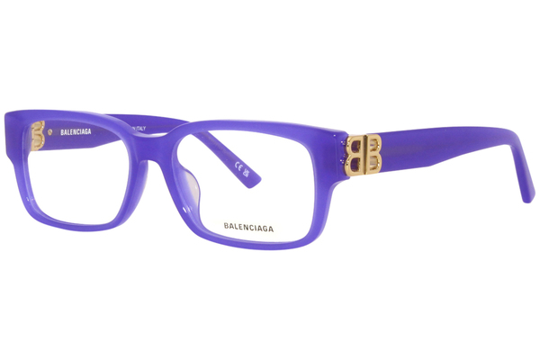  Balenciaga BB0105O Eyeglasses Women's Full Rim Rectangle Shape 