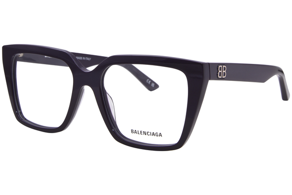 Balenciaga BB0130O Eyeglasses Women's Full Rim Square Shape