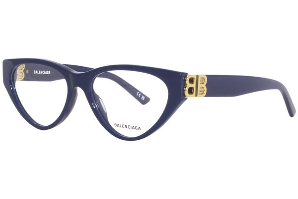  Balenciaga BB0172O Eyeglasses Women's Full Rim Cat Eye 