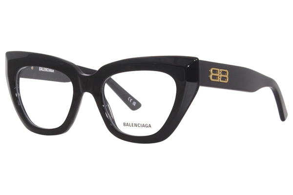  Balenciaga BB0238O Eyeglasses Women's Full Rim Cat Eye 