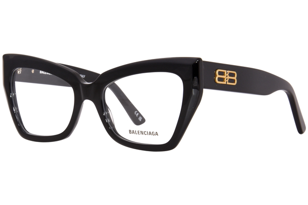  Balenciaga BB0275O Eyeglasses Women's Full Rim Square Shape 