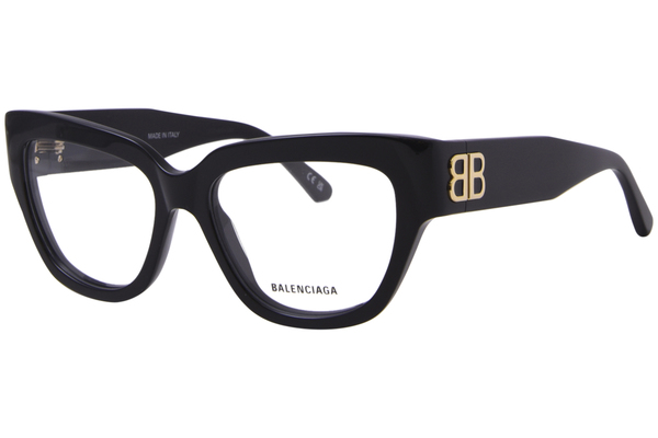  Balenciaga BB0326O Eyeglasses Women's Full Rim Rectangle Shape 