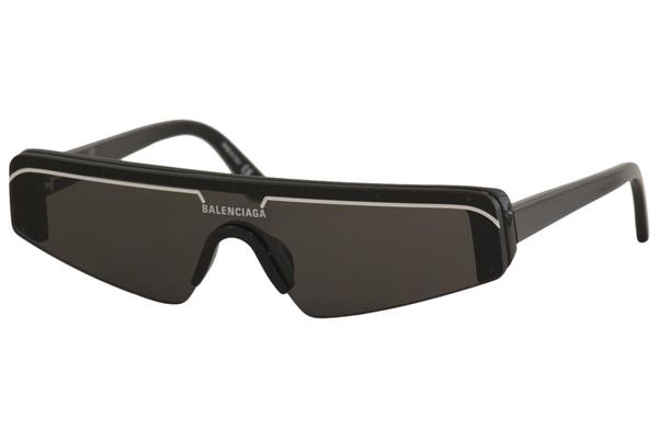  Balenciaga Women's Extreme BB0003S Fashion Shield Sunglasses 