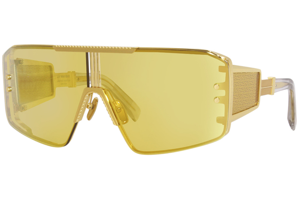 BALMAIN BPS-108A-58 Women Sunglasses GOLD, Gray - mittaloptics