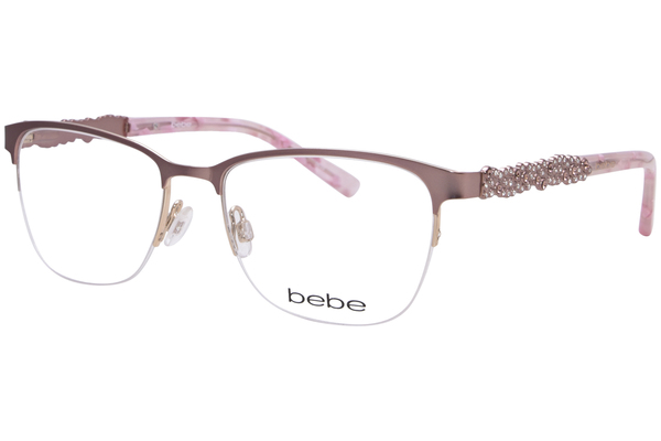  Bebe BB5177 Eyeglasses Women's Full Rim Rectangle Shape 