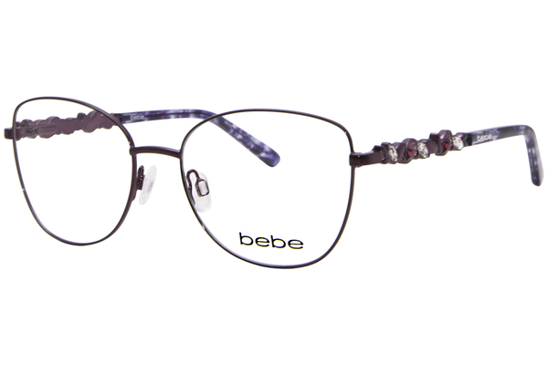 Bebe BB5230 Eyeglasses Women's Full Rim Rectangle Shape