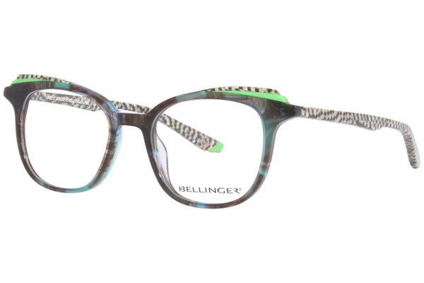  Bellinger Pavo-2 Eyeglasses Frame Women's Full Rim Cat Eye 