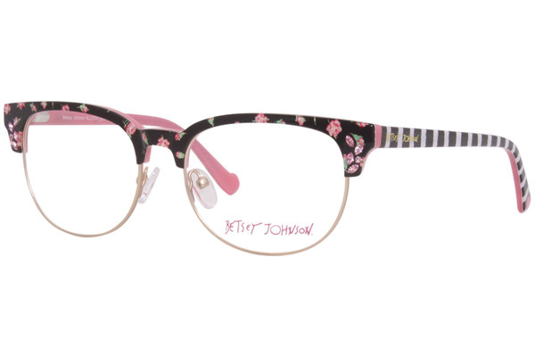  Betsey Johnson Allstar Eyeglasses Women's Full Rim Square Shape 