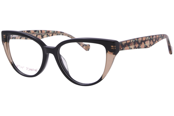  Betsey Johnson Be-Amazing Eyeglasses Women's Full Rim Cat Eye 