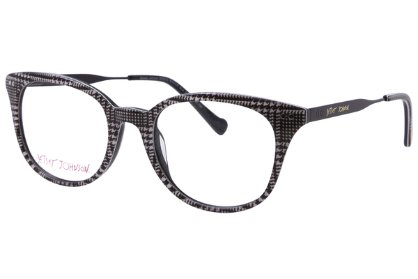  Betsey Johnson Bisous-Bisous Eyeglasses Women's Full Rim Oval Shape 