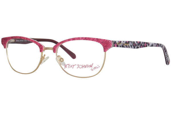 Betsey Johnson Cajj Eyeglasses Girl's Full Rim Oval Shape