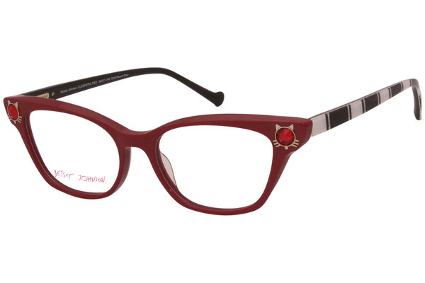  Betsey Johnson Cleopatra Eyeglasses Women's Full Rim Optical Frame 