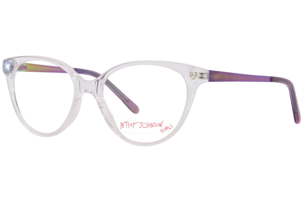  Betsey Johnson Dare-To-Dream Eyeglasses Girl's Full Rim Cat Eye 