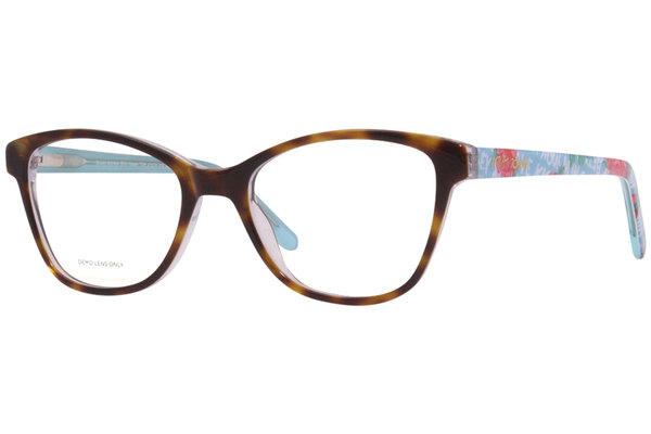  Betsey Johnson Girls Kween Eyeglasses Youth Girl's Cat-Eye Optical Frame 