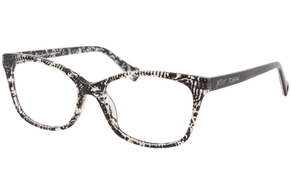  Betsey Johnson Graffiti Eyeglasses Women's Full Rim Optical Frame 