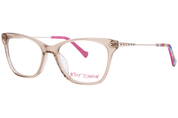  Betsey Johnson Supernova Eyeglasses Women's Full Rim Square Shape 