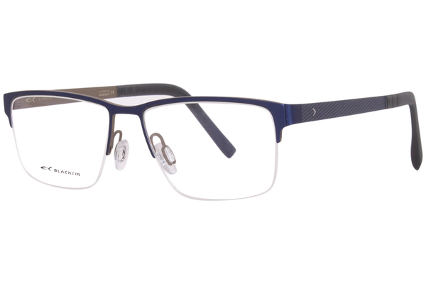 Blackfin Edgartown BF994 Eyeglasses Men's Semi Rim Square Shape