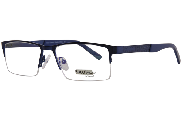 Bocci Men's Eyeglasses 373 Half Rim Optical Frame