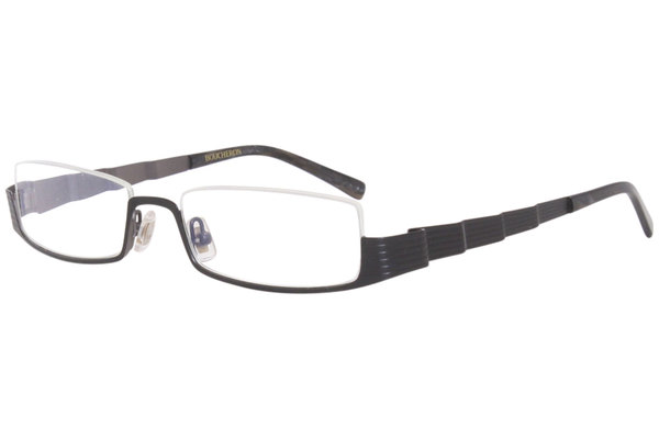  Boucheron BEO-122.01 Reading Glasses Men's Semi Rim Rectangular 