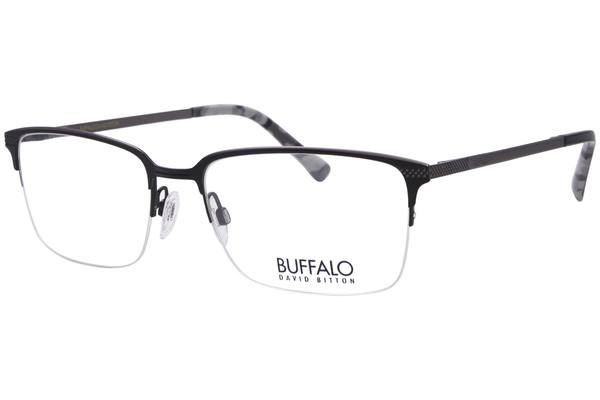 Buffalo By David Bitton BM521 Eyeglasses Men's Semi Rim Rectangle Shape