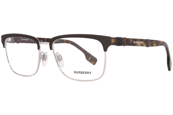  Burberry Alba BE1348 Eyeglasses Frame Men's Full Rim Rectangular 