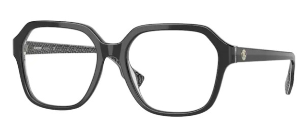 Burberry Isabella BE2358F 3977 Eyeglasses Women s Black Print Crystal 54 17 140 EyeSpecs