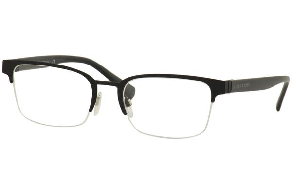 Burberry Men's Eyeglasses BE1308 BE/1308 Half Rim Optical Frame |  