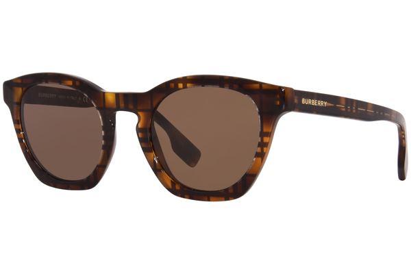 Burberry Yvette BE4367 Sunglasses Women's Round Shape | EyeSpecs.com