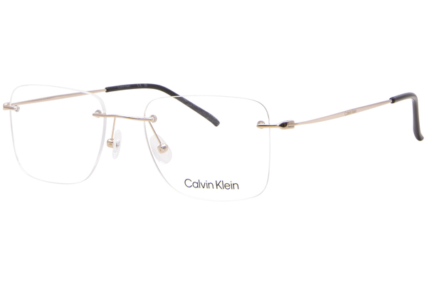  Calvin Klein CK22125TB Eyeglasses Rimless Rectangle Shape 