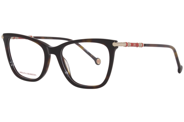 Carolina Herrera CH/0028 Eyeglasses Women's Full Rim Cat Eye