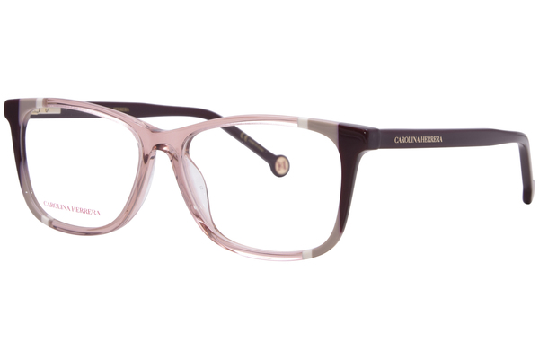  Carolina Herrera CH-0066 Eyeglasses Women's Full Rim Square Shape 