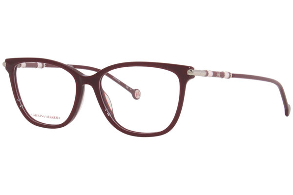  Carolina Herrera CH/0027 Eyeglasses Women's Full Rim Rectangle Shape 