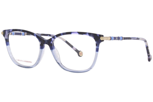  Carolina Herrera CH/0027 Eyeglasses Women's Full Rim Rectangle Shape 