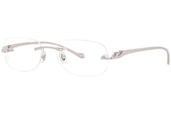 Cartier Core Range CT0058O Eyeglasses Rimless Oval Shape