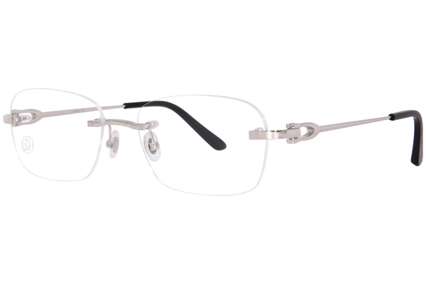 Cartier Core Range CT0290O Eyeglasses Rimless Rectangle Shape