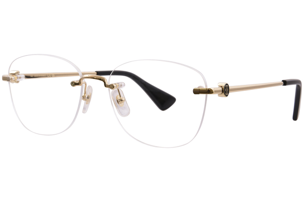 Cartier CT0414O Eyeglasses Women's Rimless Cat Eye