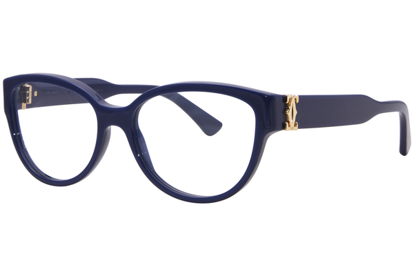 Cartier CT0450O Eyeglasses Women's Full Rim Cat Eye