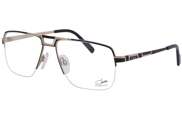 Cazal 7089 Titanium Eyeglasses Semi Rim Square Shape