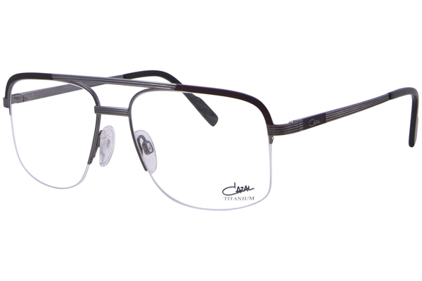 Cazal 7095 Eyeglasses Men's Semi Rim Square Shape