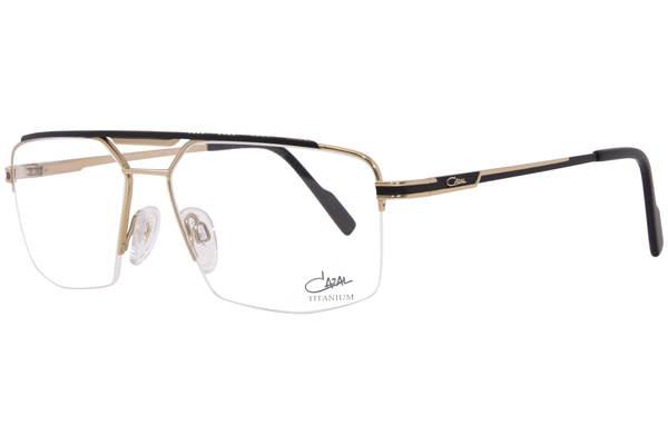 Cazal 7098 Eyeglasses Men's Semi Rim Rectangle Shape