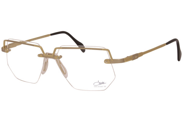  Cazal 742 Eyeglasses Men's Semi Rim Pilot Optical Frame 