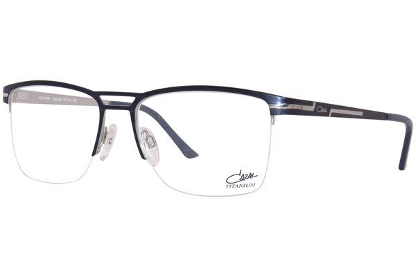  Cazal 7080 Eyeglasses Men's Semi Rim Pilot 