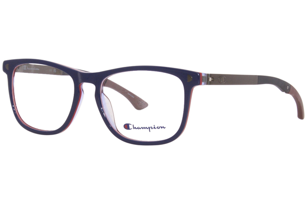  Champion CU3Shakes Eyeglasses Men's Full Rim Square Shape Tri-Flex 