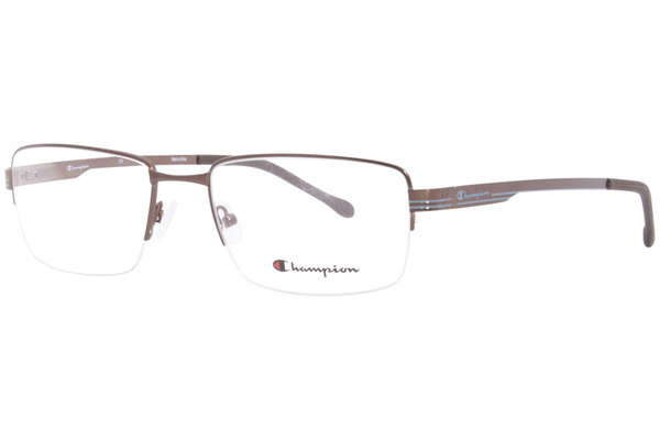  Champion CU4002 Eyeglasses Frame Men's Semi Rim Rectangular 