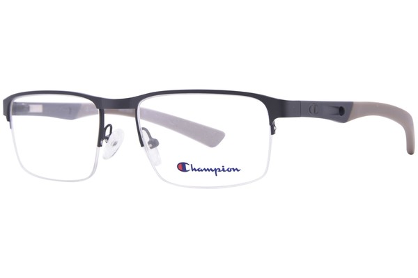  Champion Make200 Eyeglasses Men's Semi Rim Rectangle Shape 