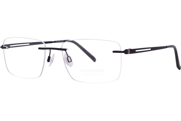 Charmant CH10978 Titanium Eyeglasses Men's Rimless