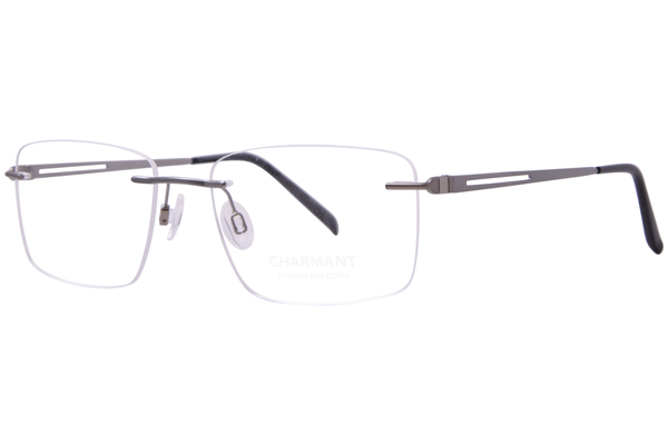 Charmant CH10978 Titanium Eyeglasses Men's Rimless