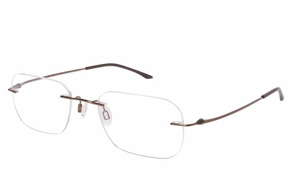  Charmant Eyeglasses TI8600 TI/8600 Titanium Rimless Chassis Optical Frame 